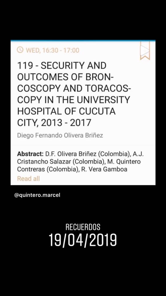 “RECUERDOS DE UNA EXPERIENCIA ACADÉMICA INOLVIDABLE : CHEST 2019”