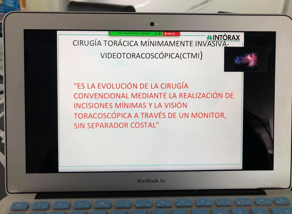 CLASE: “INTRODUCCIÓN A LA CIRUGÍA DEL TÓRAX” 8 SEMESTRE MEDICINA UNIPAMPLONA. 13 DE JULIO 2020.