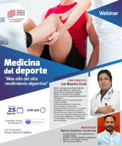 Recuerda que este martes 25 de agosto a las 4:00 PM hablaremos de medicina deportiva con el medico cucuteño Ivar Durán, quien trabaja con los atletas más importantes de Colombia en los eventos del ciclo olímpico. Inscríbete y acompáñanos para conocer esta especialidad más allá del alto rendimiento deportivo: https://bit.ly/2YeWN4s