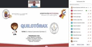 SEMINARIO: “QUILOTÓRAX” Estudiantes VIII Semestre UPA. 11/09/2020