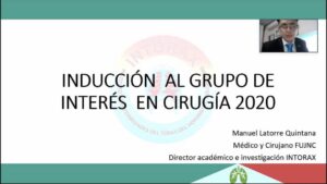 El día 07 de octubre con éxito se desarrolló la inducción del grupo de interés en cirugía INTORAX, en búsqueda del fortalecimiento de la academia y la investigación; recibimos con gran alegría a los nuevos miembros de la comunidad estudiantil INTORAX, quienes participan desde las principales ciudades del país como Cúcuta, Villavicencio, Montería, Neiva, Cartagena y Bogotá D.C; nuestro trabajo se fundamenta en nuestros pilares como: el liderazgo, la educación, el medio ambiente y la investigación.