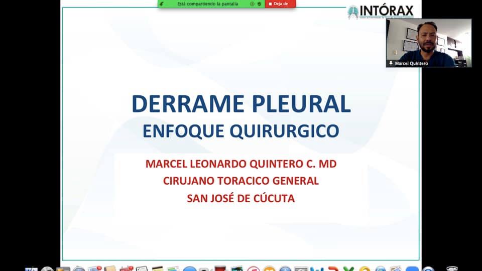 “DERRAME PLEURAL: ENFOQUE QUIRÚRGICO” Clase VIII Semestre UPA. 16/10/2020