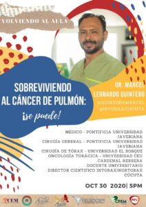 SOBREVIVIENDO AL CÁNCER DE PULMÓN, SE PUEDE! @intorax.cucuta @cem.medicina @acomeoficial @felsocem @cpem_felsocem @repcfelsocem