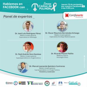 PANEL DE EXPERTOS: «SEMANA DE LUCHA CONTRA EL CÁNCER DEL PULMÓN»- COMFANORTE