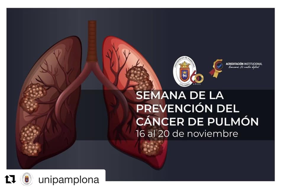 La Semana del Cáncer de Pulmón se desarrolló con el objetivo de generar un espacio de reflexión y análisis alrededor de la lucha contra este tipo de cáncer, iniciativa que se generó desde el Comité Científico Departamental de Cáncer de Pulmón de Norte de Santander, al cual pertenecen docentes del programa de Medicina y del departamento de Ciencias Básicas en Salud, adscritos a la Facultad de Salud de nuestra casa de estudios.