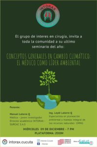 “EL MÉDICO COMO LÍDER AMBIENTAL”<br>LOS ESPERAMOS!<br>Miércoles 9 de Diciembre 2020 7:00&nbsp;<img height="16" width="16" alt="🕖" src="https://static.xx.fbcdn.net/images/emoji.php/v9/tae/1/16/1f556.png">&nbsp;pm. ZOOM: