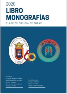 2020 LIBRO DE MONOGRAFÍAS CLASE DE CIRUGÍA DE TÓRAX UNIVERSIDAD DE PAMPLONA/INTORAX