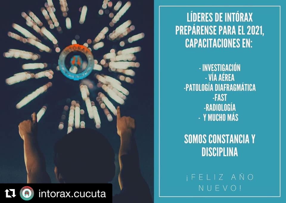 El grupo de interés en cirugía INTÓRAX se prepara para un nuevo año, lleno de retos, nuevos conocimientos, grandes experiencias y nuevas metas si le interesa la cirugía enfocada en la patología torácica, lo esperamos en el 2021 con grandes sorpresas. #intoraxesdesarrollocientífico @intorax.cucuta