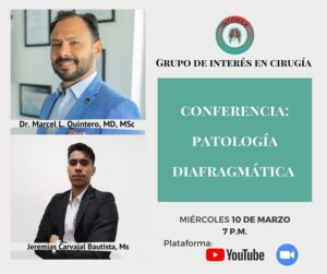 <a href="https://linktr.ee/INTORAXCUCUTA?fbclid=IwAR0AK1j7nW1WfLxb1un0pHEA9DiQiSWLBakVh59Qj-P5PyUULZTHBNHX1GA" rel="noreferrer noopener" target="_blank">https://linktr.ee/INTORAXCUCUTA</a>El grupo de interés en cirugía @intorax.cucuta los invita a su actividad del mes: patología diafragmática, a cargo del Dr. @quintero.marcel y el MS @jecarv. Transmisión en YouTube live y plataforma zoom <img height="16" width="16" alt="💪🏻" src="https://static.xx.fbcdn.net/images/emoji.php/v9/te7/1/16/1f4aa_1f3fb.png">. <a href="https://web.facebook.com/hashtag/intoraxesdesarrollocient%C3%ADfico?__eep__=6&__cft__[0]=AZWJKg2le4Wvu9nv51KznOuEeFmjdwjjRdTEE5AW7EiaIgGePtrbdZfxU45vjZqjOl4_Tc4CJkPe4bda2t5KDJ-ZnpPjE2AHzlkESr7iV34YUNbWtnqOWA6FqN9nh4bvs9IgIhB45qpPVrQVxDNg73q5&__tn__=*NK-R">#intoraxesdesarrollocientífico</a><a href="https://web.facebook.com/hashtag/intoraxacademico?__eep__=6&__cft__[0]=AZWJKg2le4Wvu9nv51KznOuEeFmjdwjjRdTEE5AW7EiaIgGePtrbdZfxU45vjZqjOl4_Tc4CJkPe4bda2t5KDJ-ZnpPjE2AHzlkESr7iV34YUNbWtnqOWA6FqN9nh4bvs9IgIhB45qpPVrQVxDNg73q5&__tn__=*NK-R">#intoraxacademico</a> @intorax.cucuta