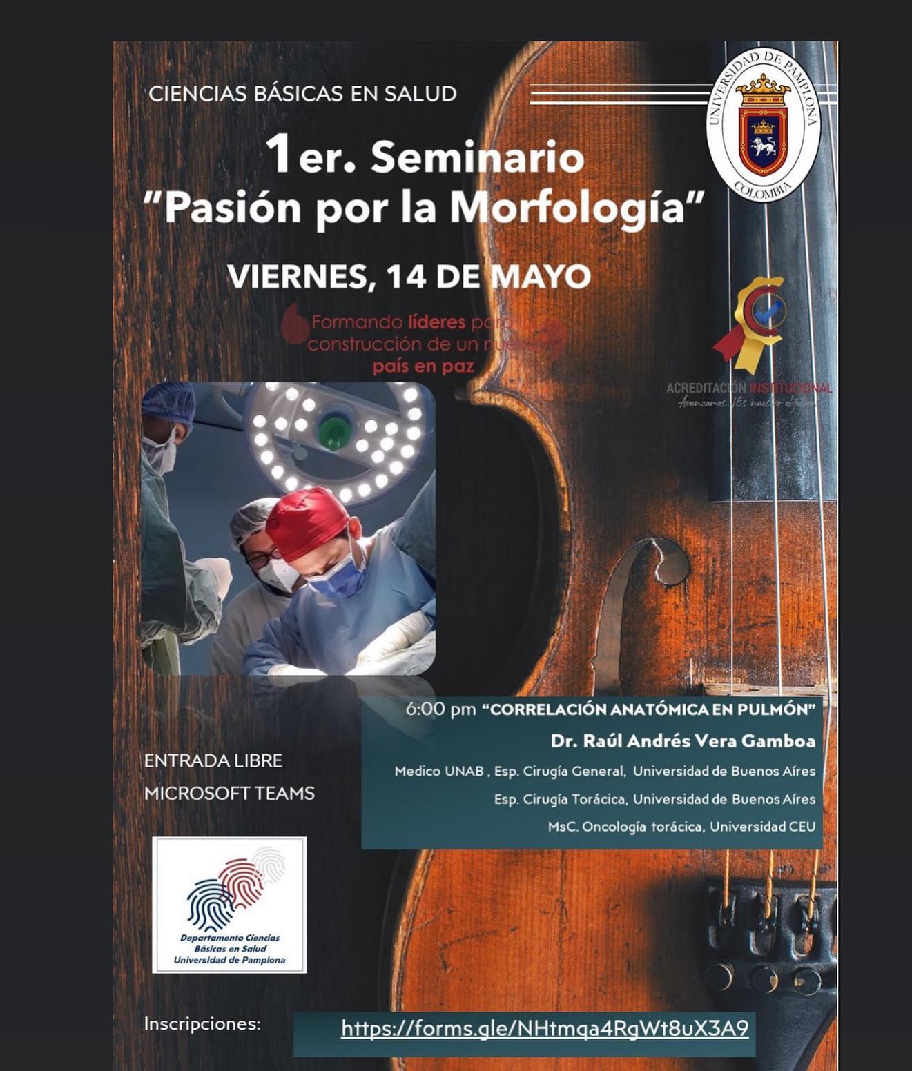 “CORRELACIÓN ANATÓMICA EN PULMÓN” 6:00 pm&nbsp;<img height="16" width="16" alt="🕕" src="https://static.xx.fbcdn.net/images/emoji.php/v9/t2d/1/16/1f555.png">!<br><a href="https://www.facebook.com/hashtag/eventounipamplona?__eep__=6&__cft__[0]=AZVwK3UPA0h-qBOwGV7x50s7LMXehN0av3Aq8N50RPxgqtEyW7qu2KTg43DPPTiUCxjT-wZVEYa8-pPmFzoWRTxg1Q5rZv1zZW-fgyIsbsvOipW-vsWbWbAXmNzjepNQXm-8ZbSIJMG2Ulm8lUBA28Sw&__tn__=*NK*F">#EventoUnipamplona</a><img height="16" width="16" alt="💻" src="https://static.xx.fbcdn.net/images/emoji.php/v9/t8c/1/16/1f4bb.png">&nbsp;Primer Seminario de Morfología Humana «Pasión por la Morfología».