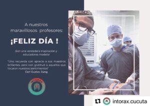 Feliz día a todos los docentes y educadores del país 👨‍🏫. Las nuevas generaciones están en sus manos #intoraxacademico @intorax.cucuta @unipamplona @departamentodemedicina @camaracucuta @comfanorte
