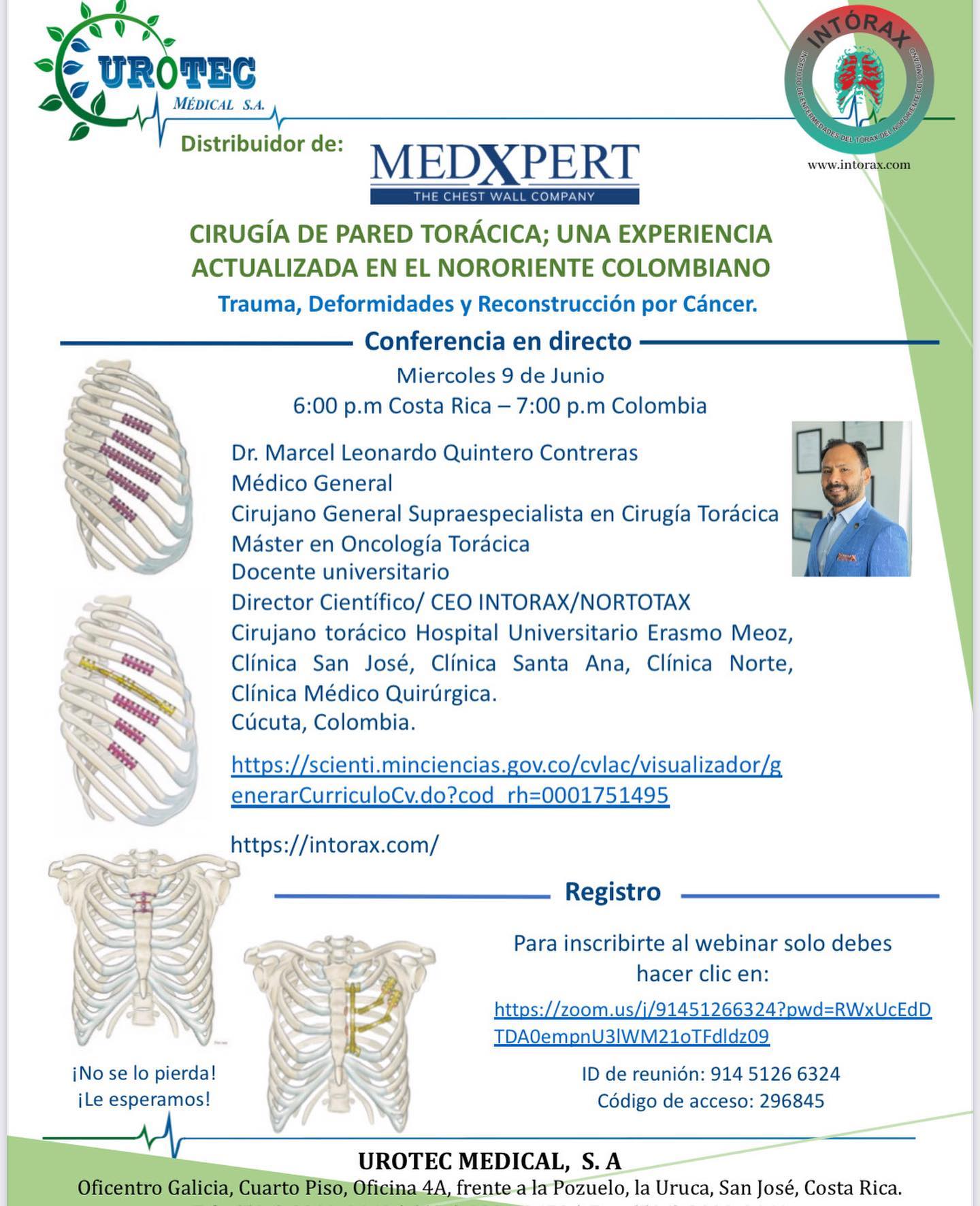 Presentación para Centroamérica y el Mundo 🌎 llevando el trabajo de la CIRUGÍA DEL TÓRAX del Norte de Santander-Colombia 🇨🇴 “INTORAX”, resaltamos el trabajo del TALENTO HUMANO EN SALUD DE LA REGIÓN! @intorax.cucuta @medexpertservices
