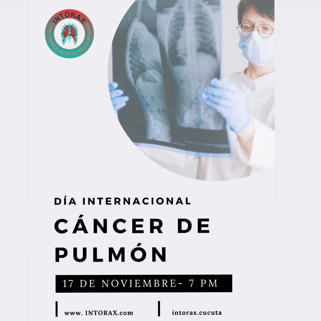 Nos preparamos para la conmemoración del día internacional de la lucha contra el Cáncer de pulmón; una actividad para toda la comunidad. #intoraxesprevencion @intorax.cucuta @dr.fernandomejia #intorax+