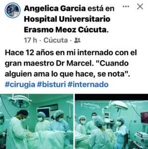 Por @angelica_garcia_cirugia Hace 12 años en mi internado con el gran maestro Dr Marcel. «Cuando alguien ama lo que hace, se nota». #cirugia #bisturi #internado @intorax.cucuta #sobreviviendoalosinternos