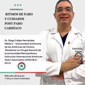 El próximo 29 de junio a las 7 p.m. en nuestro canal de YouTube, nos acompañara el Dr. Diedo Hernández, con una conferencia muy importante para todos los profesionales de la salud. No se la pueden perder.&nbsp;<a href="https://www.facebook.com/hashtag/int%C3%B3raxeseducaci%C3%B3n?__eep__=6&__tn__=*NK*F">#IntóraxEsEducación</a>&nbsp;@intorax.cucuta @felipehernandez0831