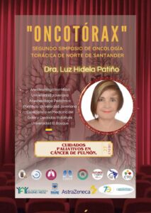 ¡Es un honor tener a la Dra. Luz Hidela Patiño como ponente para hablar sobre el cuidado paliativo en el cáncer de pulmón! Su experiencia como Anestesióloga Pediátrica y Especialista en Medicina del Dolor y Cuidados Paliativos nos aportará valiosos conocimientos y perspectivas sobre este tema crucial. El cáncer de pulmón es una enfermedad seria y su abordaje desde la perspectiva del cuidado paliativo es fundamental para mejorar la calidad de vida de los pacientes y proporcionar un apoyo integral tanto a ellos como a sus familias. Esperamos con interés la presentación de la Dra. Patiño el 27 de enero y confiamos en que su experiencia y conocimientos en el área enriquecerán la comprensión de este importante aspecto del manejo del cáncer de pulmón. Si hay alguna información específica que deseen que la Dra. Patiño aborde durante su presentación, no duden en comunicarlo para asegurarse de que la sesión sea lo más informativa y relevante posible. ¡Les deseamos un evento exitoso y educativo!